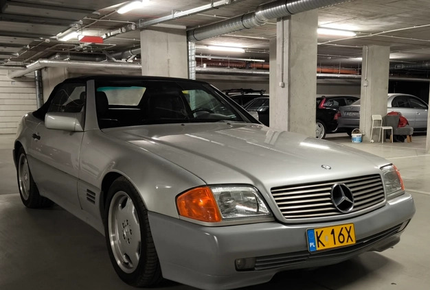 Mercedes-Benz SL cena 76500 przebieg: 135571, rok produkcji 1990 z Kraków małe 742